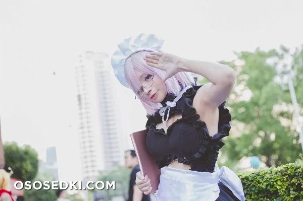 Mashu Kyrielight Maid Meenfox Cosplay - 11