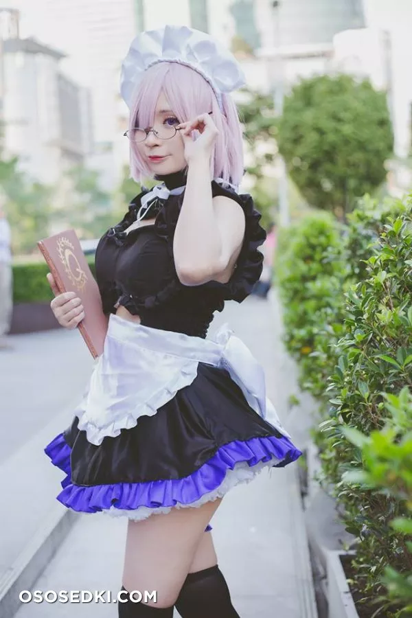 Mashu Kyrielight Maid Meenfox Cosplay - 6