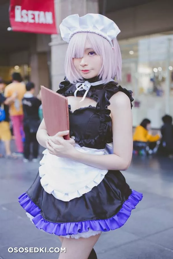 Mashu Kyrielight Maid Meenfox Cosplay - 8