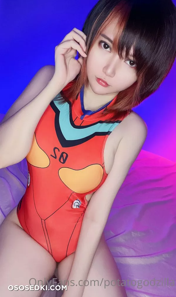 Potato Godzilla - Asuka Swimsuit - 2