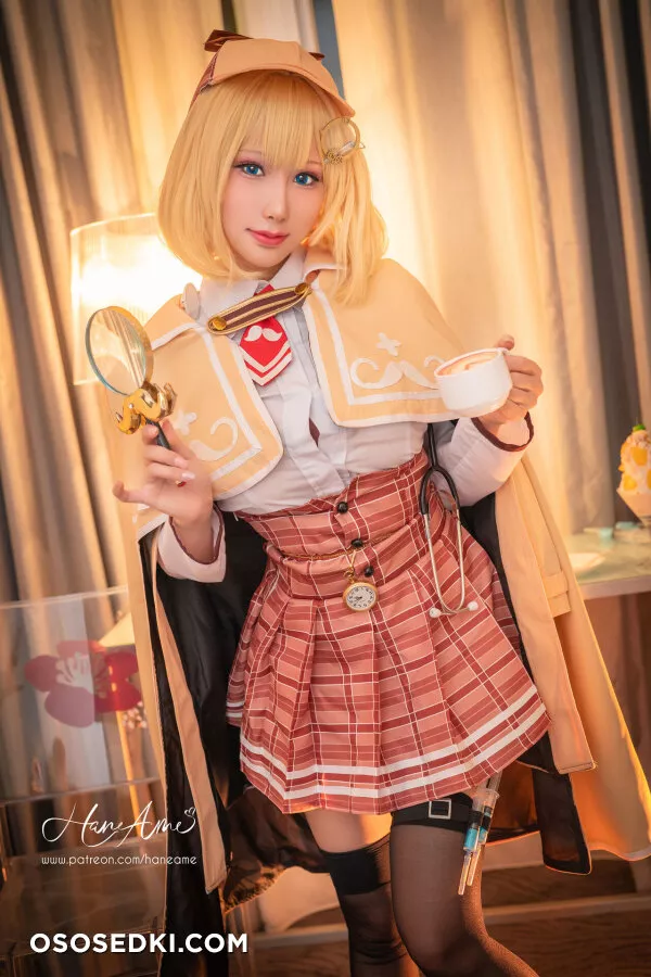 HaneAme 雨波  -  Hololive_Amelia Waston_Unifrom制服 - 13