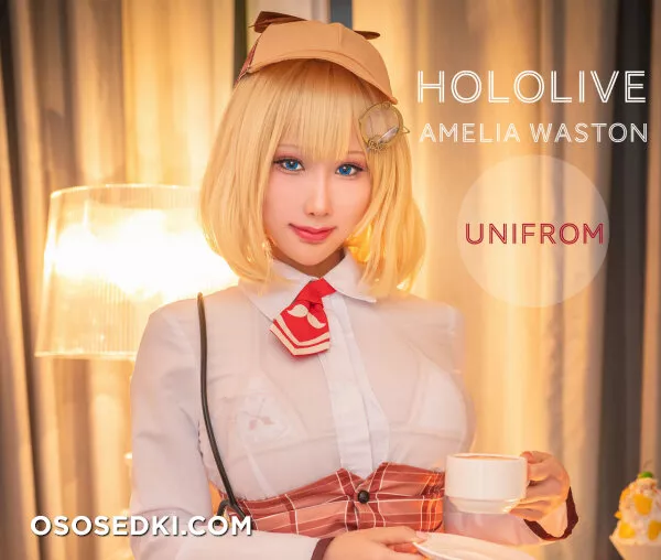HaneAme 雨波  -  Hololive_Amelia Waston_Unifrom制服 - 20