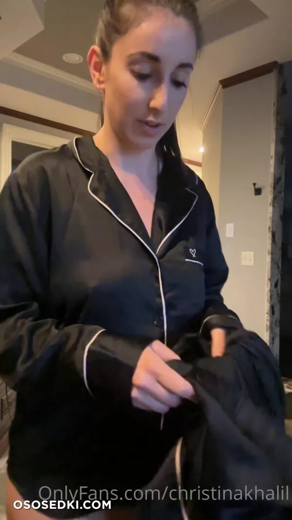 Christina Khalil Getting Ready For Bed - 6