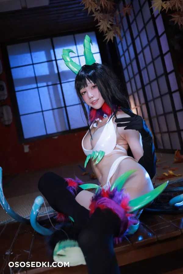 水淼aqua cosplay Chiyo - Ane Naru Momo - 15
