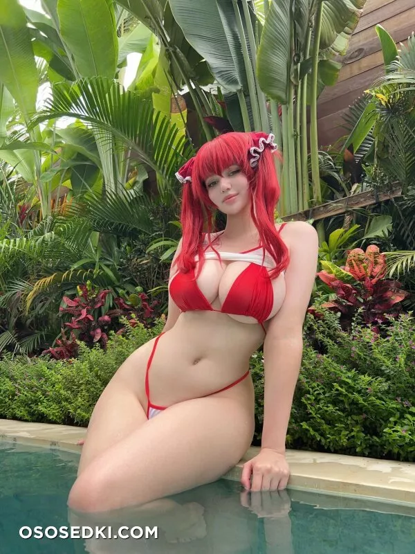 Alina Becker - Houshou Marine Bikini - 5