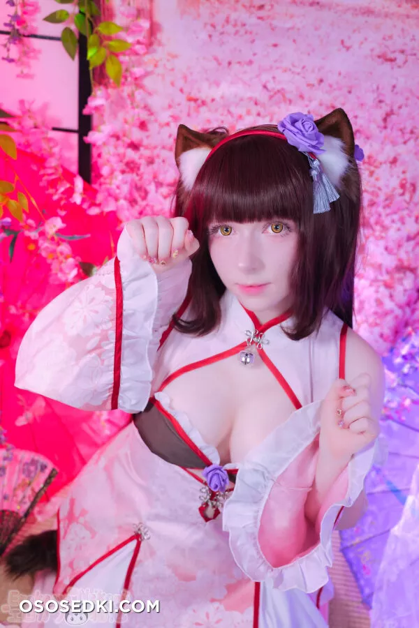 Erokawa Nekomi - Chocola Chinese Dress - 13