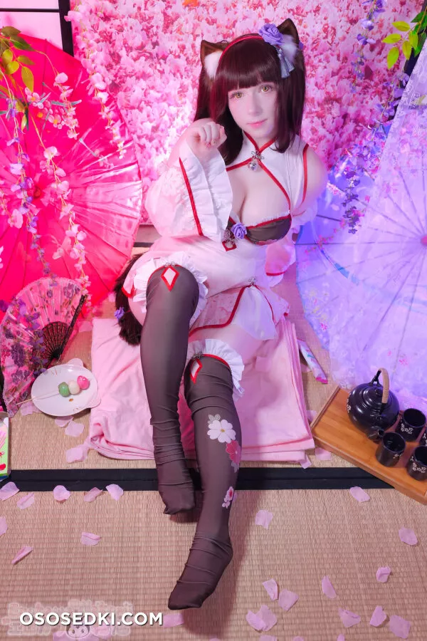 Erokawa Nekomi - Chocola Chinese Dress - 47