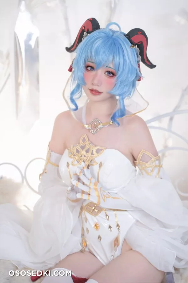 爆机少女喵小吉 Nekokoyoshi &amp;云烧 - 原神花嫁：优菈&amp;甘雨 Eula &amp; Ganyu (Genshin Impact) - 12