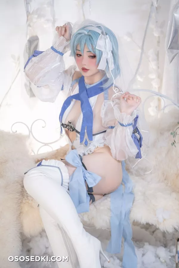 爆机少女喵小吉 Nekokoyoshi &amp;云烧 - 原神花嫁：优菈&amp;甘雨 Eula &amp; Ganyu (Genshin Impact) - 4