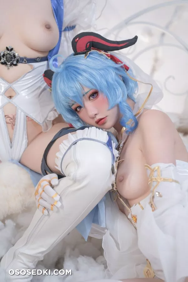 爆机少女喵小吉 Nekokoyoshi &amp;云烧 - 原神花嫁：优菈&amp;甘雨 Eula &amp; Ganyu (Genshin Impact) - 46
