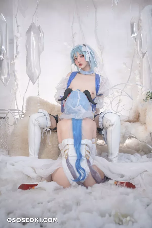 爆机少女喵小吉 Nekokoyoshi &amp;云烧 - 原神花嫁：优菈&amp;甘雨 Eula &amp; Ganyu (Genshin Impact) - 48