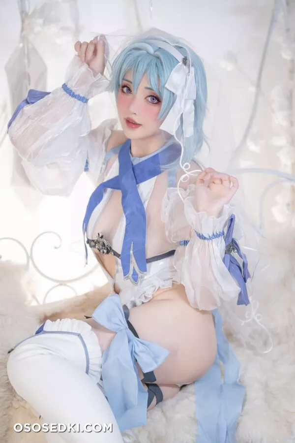 爆机少女喵小吉 Nekokoyoshi &amp;云烧 - 原神花嫁：优菈&amp;甘雨 Eula &amp; Ganyu (Genshin Impact) - 5