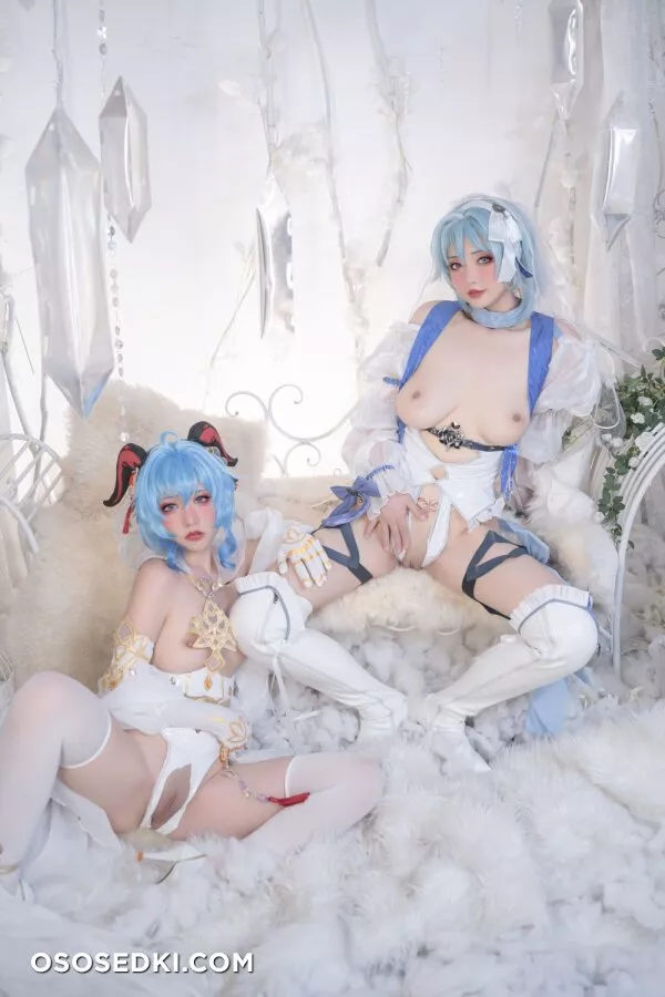 爆机少女喵小吉 Nekokoyoshi &amp;云烧 - 原神花嫁：优菈&amp;甘雨 Eula &amp; Ganyu (Genshin Impact) - 68