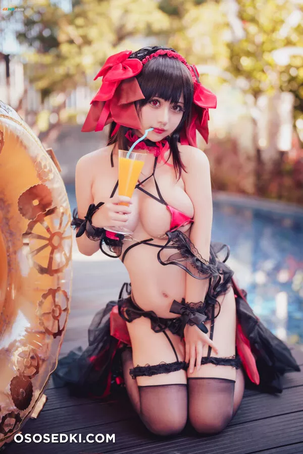 Okita Rinka – Kurumi Tokisaki Swimsuit - 26