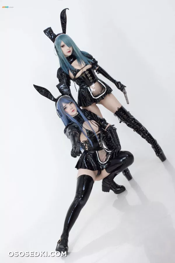 Candy_Ball – Latex Bunny Twins - 21