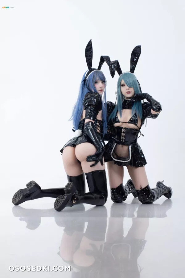 Candy_Ball – Latex Bunny Twins - 54