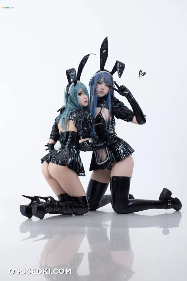 Candy_Ball – Latex Bunny Twins - 55