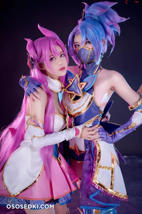 ZinieQ (ジニCosplayer) and PingPing cosplay Akali Star Guardians and Kai'sa - League of Legends - 31