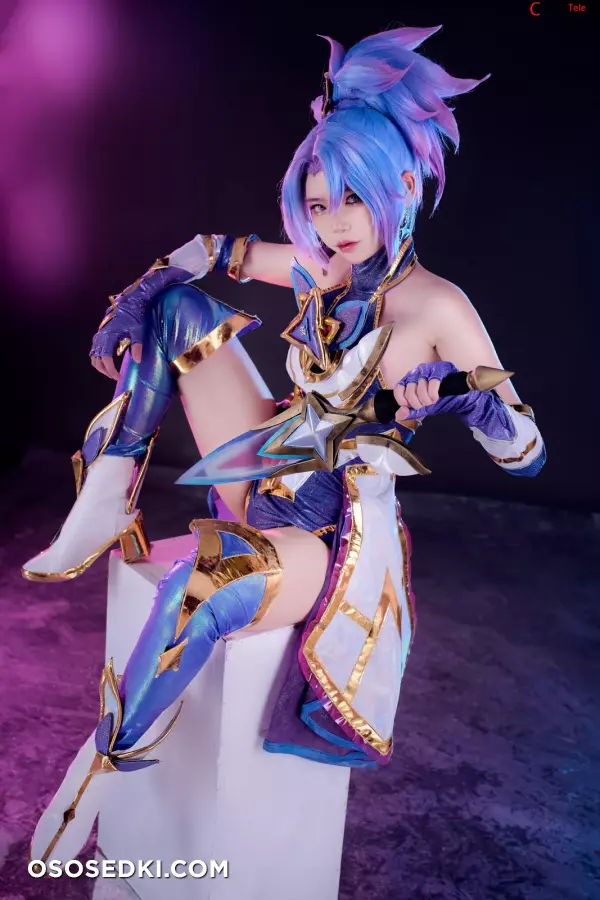 ZinieQ (ジニCosplayer) and PingPing cosplay Akali Star Guardians and Kai'sa - League of Legends - 5