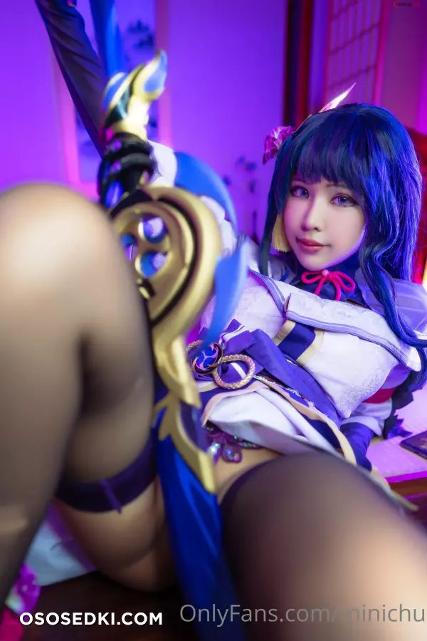 Minichu cosplay Raiden Shogun - Genshin Impact - 12