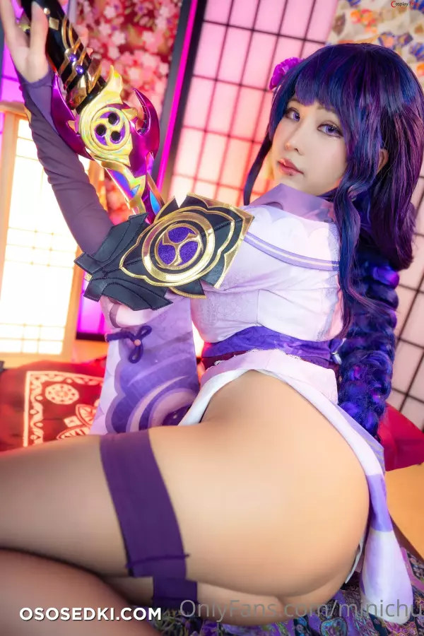 Minichu cosplay Raiden Shogun - Genshin Impact - 2