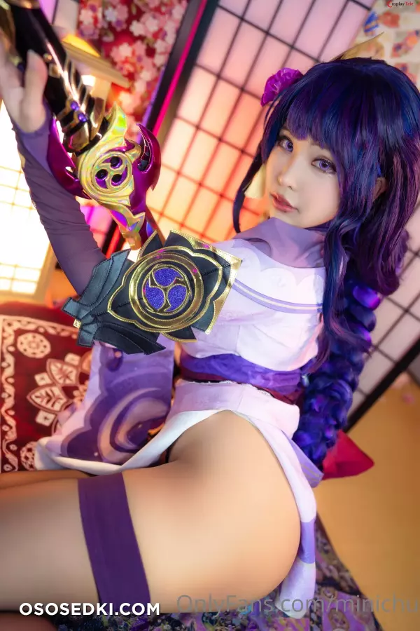 Minichu cosplay Raiden Shogun - Genshin Impact - 4