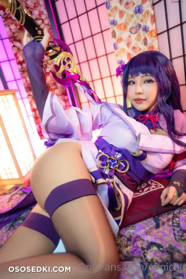 Minichu cosplay Raiden Shogun - Genshin Impact - 6