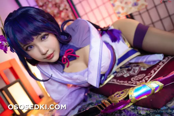 Minichu cosplay Raiden Shogun - Genshin Impact - 7