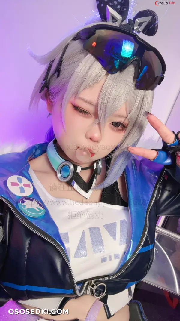 小瑶幺幺 (xiaoyaoyaoyao12) cosplay Silver Wolf – Honkai:Star Rail - 24