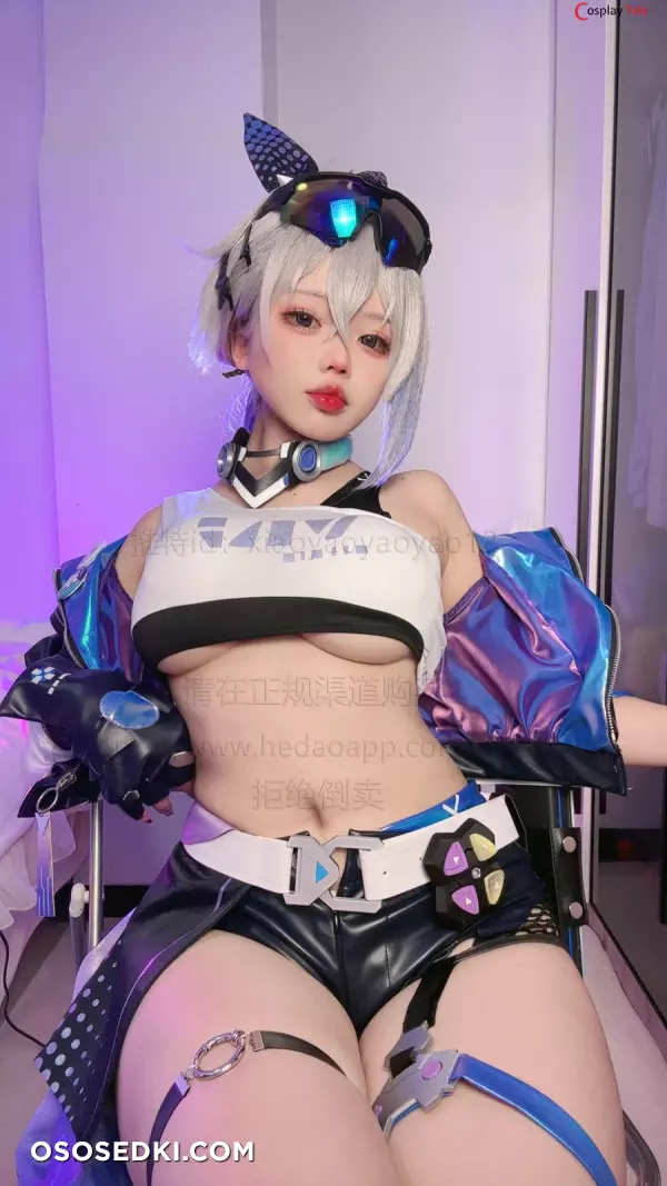 小瑶幺幺 (xiaoyaoyaoyao12) cosplay Silver Wolf – Honkai:Star Rail - 43