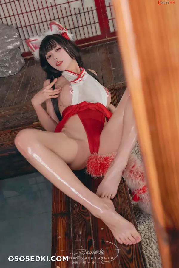 咬一口兔娘ovo (Yaokoututu) cosplay Reimu Hakurei - Touhou Project - 41