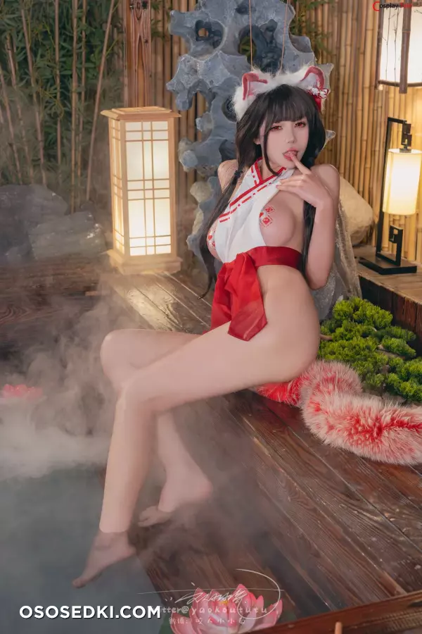 咬一口兔娘ovo (Yaokoututu) cosplay Reimu Hakurei - Touhou Project - 53