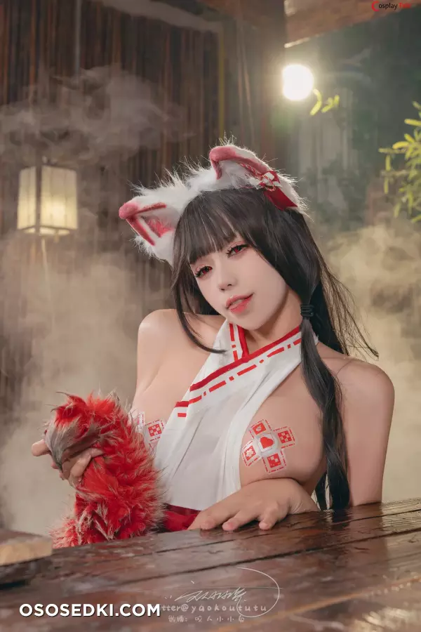 咬一口兔娘ovo (Yaokoututu) cosplay Reimu Hakurei - Touhou Project - 61