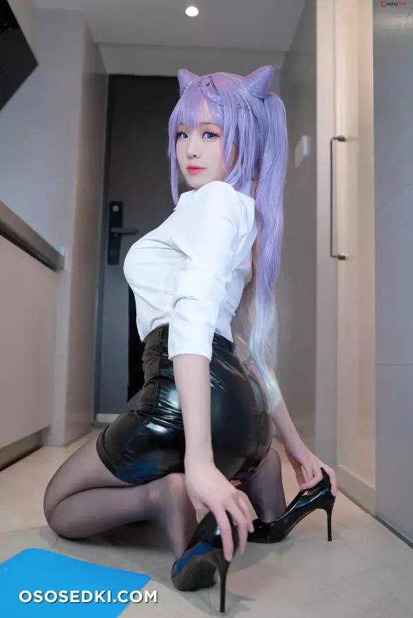 Miko酱 (mikomikoww) cosplay Keqing - Genshin Impact - 28