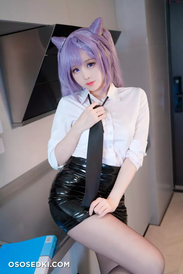 Miko酱 (mikomikoww) cosplay Keqing - Genshin Impact - 33