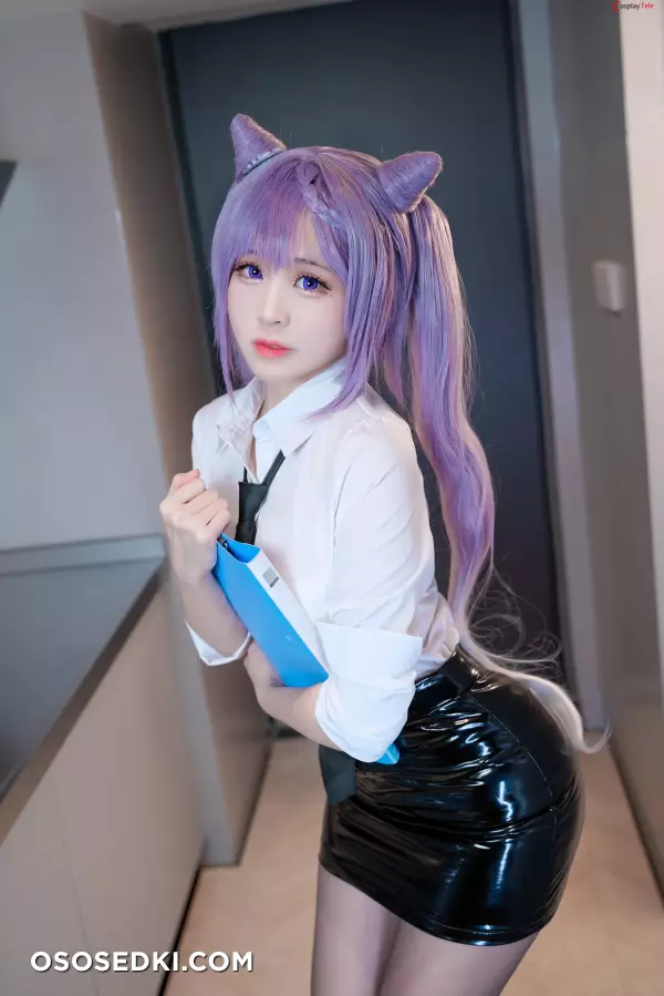 Miko酱 (mikomikoww) cosplay Keqing - Genshin Impact - 34