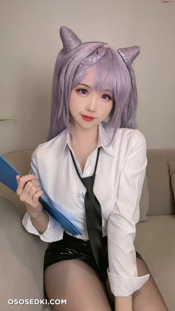 Miko酱 (mikomikoww) cosplay Keqing - Genshin Impact - 7