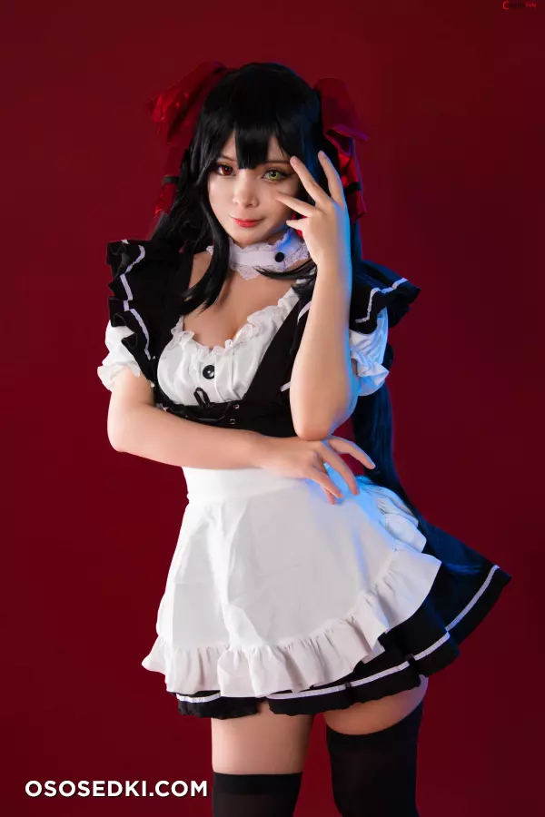 Umeko J cosplay Kurumi Tokisaki Maid - Date A Live - 2