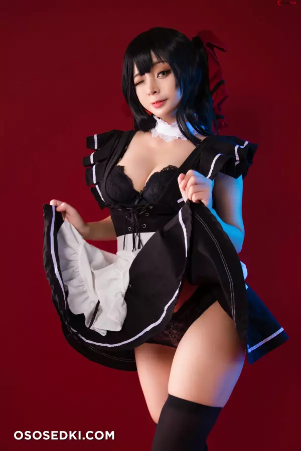 Umeko J cosplay Kurumi Tokisaki Maid - Date A Live - 24