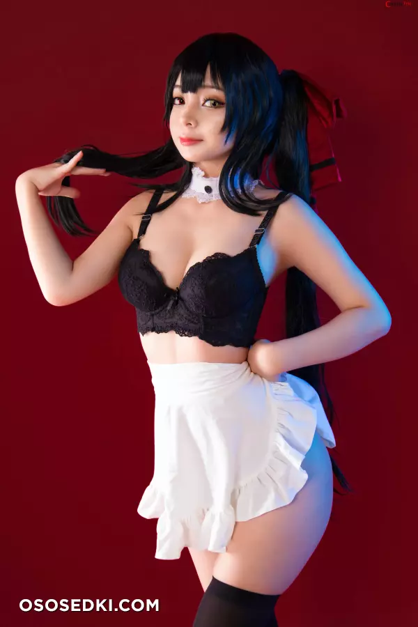 Umeko J cosplay Kurumi Tokisaki Maid - Date A Live - 25