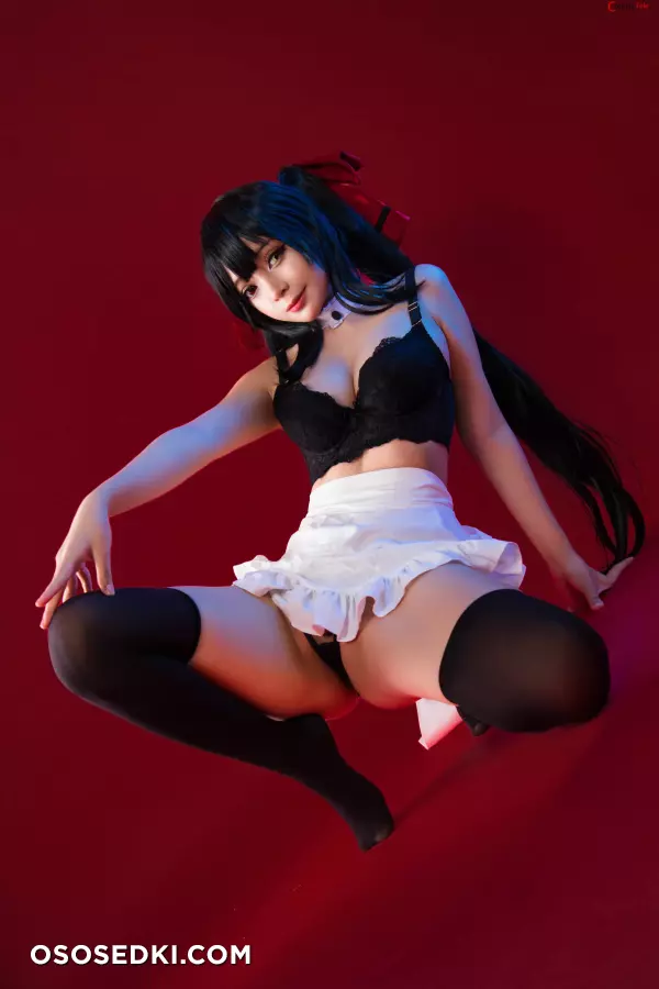 Umeko J cosplay Kurumi Tokisaki Maid - Date A Live - 28
