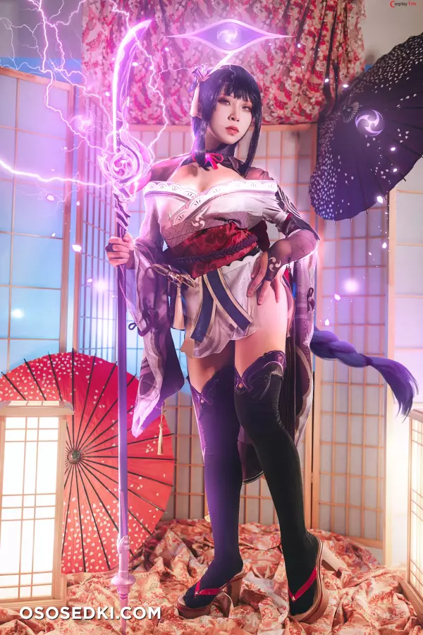 Tokar 浵卡 (laurus0711) cosplay Raiden Shogun - Genshin Impact - 10