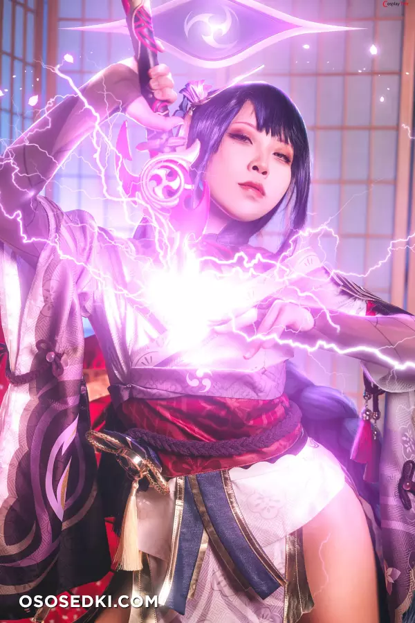 Tokar 浵卡 (laurus0711) cosplay Raiden Shogun - Genshin Impact - 12
