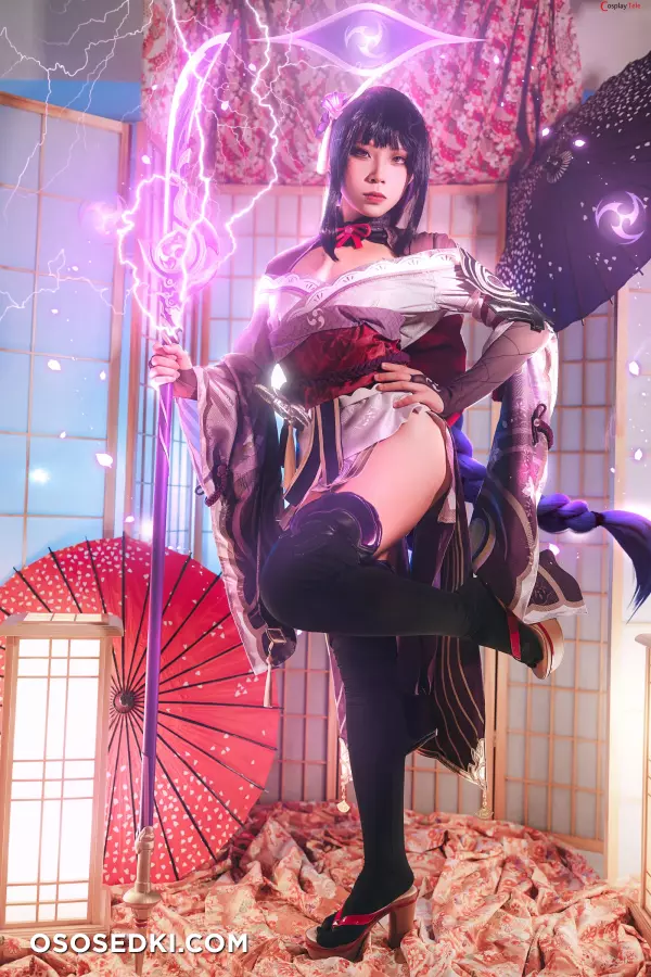 Tokar 浵卡 (laurus0711) cosplay Raiden Shogun - Genshin Impact - 14