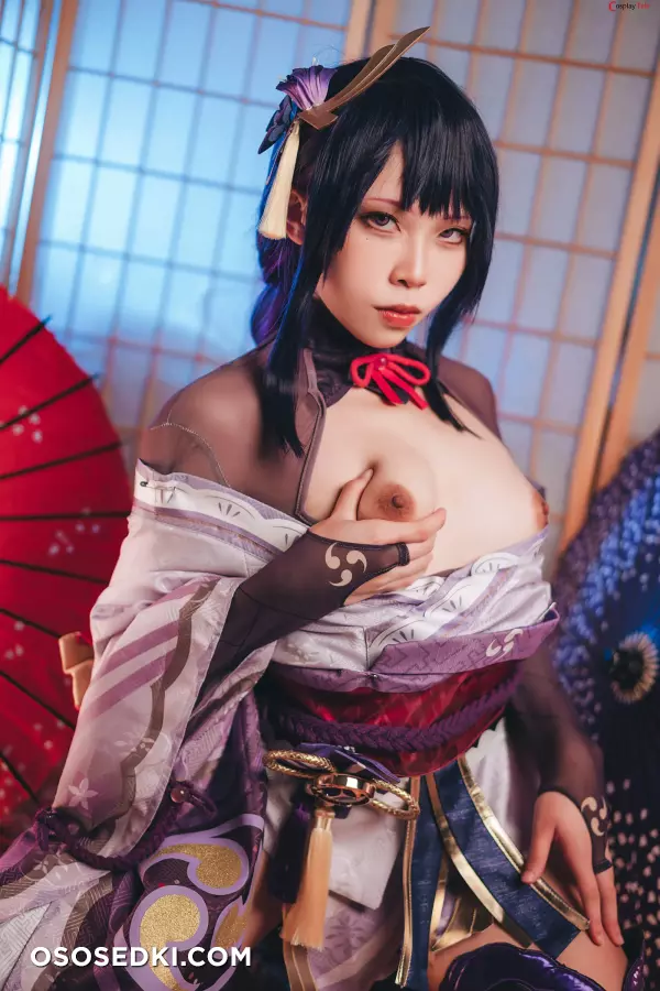Tokar 浵卡 (laurus0711) cosplay Raiden Shogun - Genshin Impact - 17