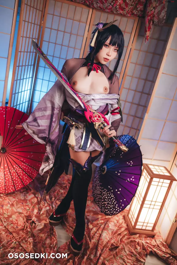 Tokar 浵卡 (laurus0711) cosplay Raiden Shogun - Genshin Impact - 30