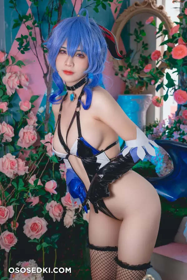 Pyoncos (ピオン) cosplay Ganyu Succubus - Genshin Impact - 21