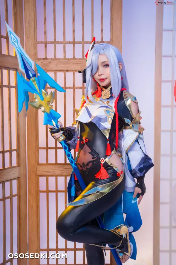 Umeko J cosplay Shenhe - Genshin Impact - 12