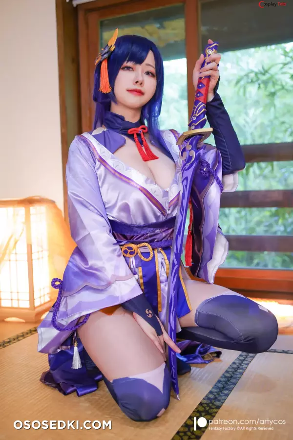 Arty Huang (Arty亚缇) cosplay Raiden Shogun - Genshin Impact - Part 2 - 2