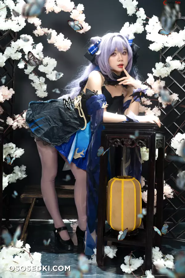 PoppaChan cosplay Keqing - Genshin Impact - 3